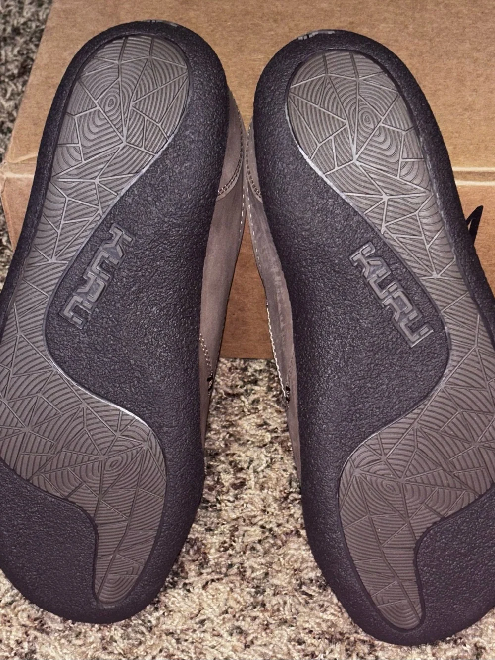 KURU Womens Kivi Slip On Sneaker Size 8.5 Wide Warmstone Brown Leather NIB